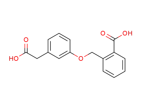 Molecular Structure of 55690-19-2 (3-(2-carboxybenzyloxy)phenylacetic acid)