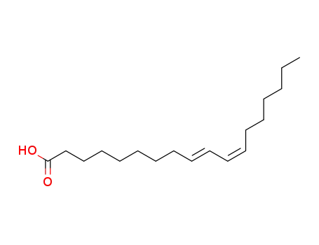 Molecular Structure of 872-23-1 (9,11-Octadecadienoic acid, (Z,E)-)