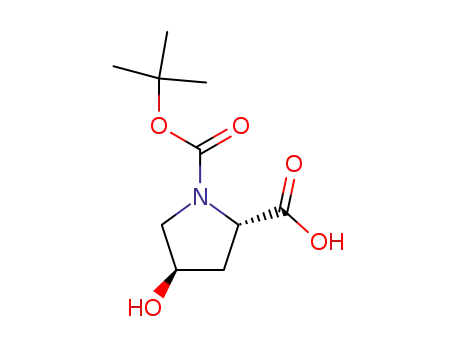 Molecular Structure of 946610-68-0 (BOC-D-HYP-OH)
