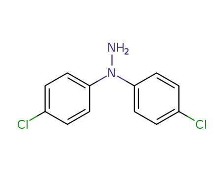Molecular Structure of 91961-82-9 (Hydrazine, 1,1-bis(4-chlorophenyl)-)