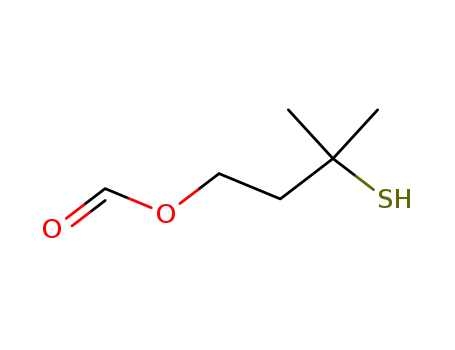 Molecular Structure of 50746-10-6 (3-MERCAPTO-3-METHYL-1-BUTYL-1-FORMATE)