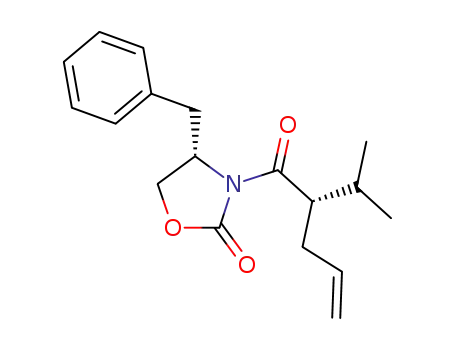(4S)-3-[(2S)-2-(1-methylethyl)-1-oxopent-4-en-1-yl]-4-(phenylmethyl)oxazolidin-2-one