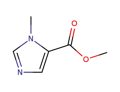 Molecular Structure of 17289-20-2 (Methyl 1-methylimidazole-5-carboxylate)