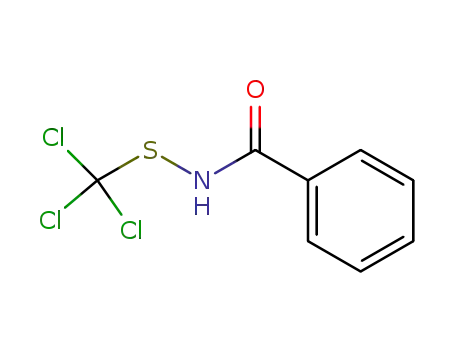 Molecular Structure of 28059-36-1 (N-benzoyltrichloromethanesulfenamide)