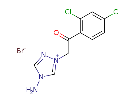 1H-1,2,4-Triazolium, 4-amino-1-[2-(2,4-dichlorophenyl)-2-oxoethyl]-,
bromide