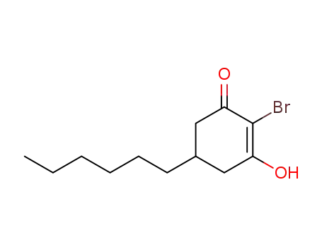2-Bromo-5-hexyl-3-hydroxy-cyclohex-2-enone