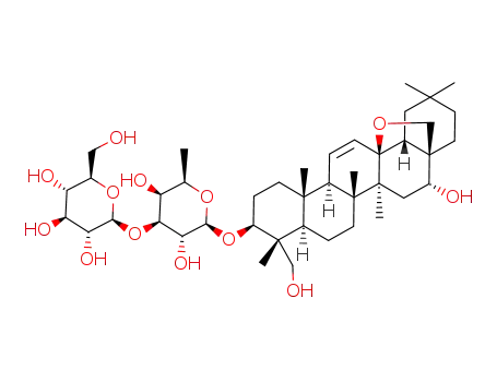 Molecular Structure of 20874-52-6 (Saikosaponin D)
