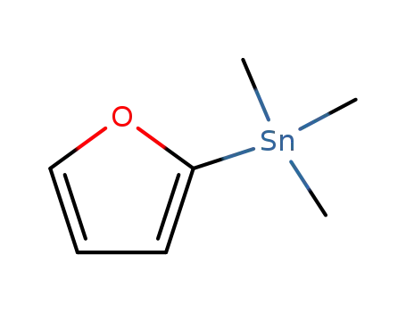 Molecular Structure of 51583-40-5 (2-(trimethylstannyl)furan)