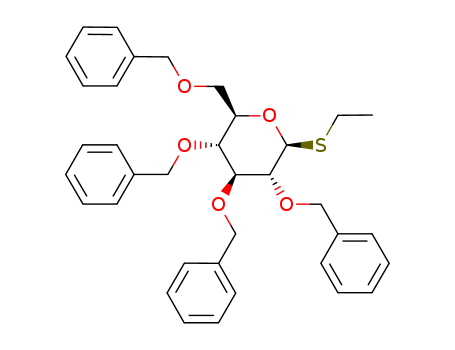 b-D-glucopyranoside, ethyl 2,3,4,6-tetrakis-O-(phenylmethyl)-1-thio-