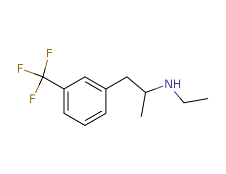 Molecular Structure of 5220-89-3 (Benzeneethanamine,N-ethyl-a-methyl-3-(trifluoromethyl)-)