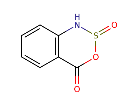 Molecular Structure of 60941-84-6 (3,2,1-Benzoxathiazin-4(1H)-one, 2-oxide)