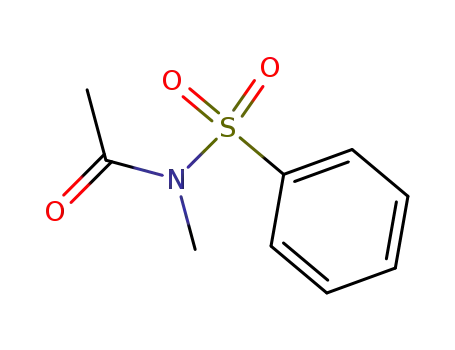 Molecular Structure of 90610-41-6 (Acetamide, N-methyl-N-(phenylsulfonyl)-)