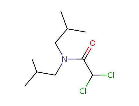 Molecular Structure of 42276-93-7 (2,2-dichloro-N,N-bis(2-methylpropyl)acetamide)