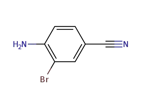 Molecular Structure of 50397-74-5 (4-Amino-3-bromobenzonitrile)