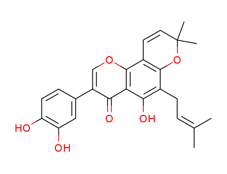 4H,8H-Benzo(1,2-b:3,4-b)dipyran-4-one, 3-(3,4-dihydroxyphenyl)-5-hydroxy-8,8-dimethyl-6-(3-methyl-2-butenyl)- cas  572-03-2