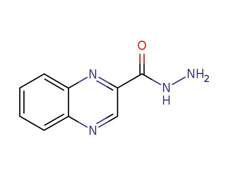 Molecular Structure of 54571-06-1 (quinoxaline-2-carbohydrazide)