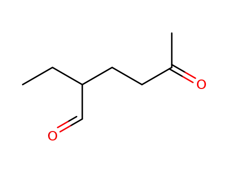 Molecular Structure of 35650-55-6 (Hexanal, 2-ethyl-5-oxo-)