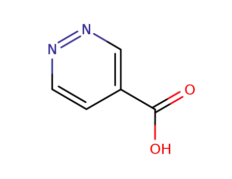 Molecular Structure of 50681-25-9 (4-Pyridazinecarboxylic acid)