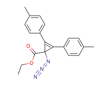 2-Cyclopropene-1-carboxylic acid, 1-azido-2,3-bis(4-methylphenyl)-,
ethyl ester
