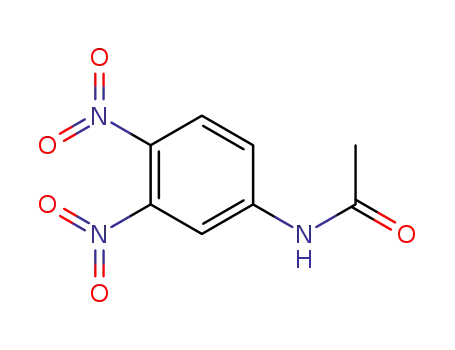 Molecular Structure of 73334-01-7 (3,4-dinitroacetanilide)