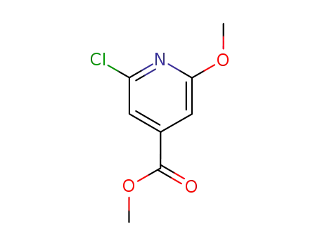 Molecular Structure of 42521-10-8 (METHYL 2-CHLORO-6-METHOXYPYRIDINE-4-CARBOXYLATE)