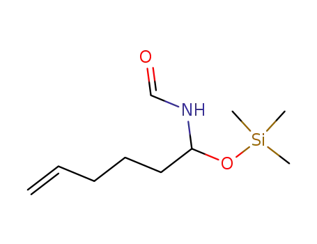 N-<1-(Trimethylsiloxy)hex-5-enyl>formamide