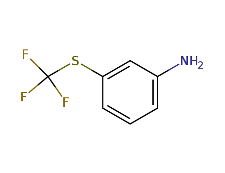 Molecular Structure of 369-68-6 (3-(TRIFLUOROMETHYLTHIO)ANILINE)