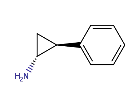 Cyclopropanamine,2-phenyl-, (1R,2S)-rel-