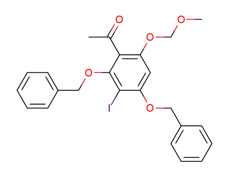 Ethanone,
1-[3-iodo-6-(methoxymethoxy)-2,4-bis(phenylmethoxy)phenyl]-