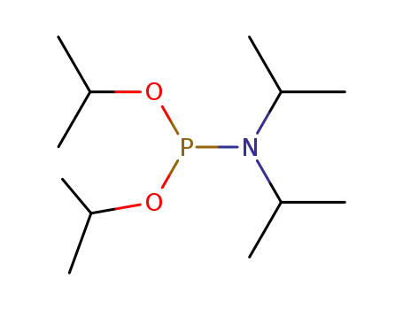 Molecular Structure of 211055-34-4 (O,O'-diisopropyl N,N-diisopropylphosphoramidite)