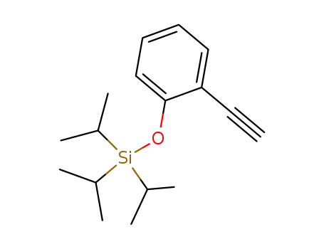Molecular Structure of 199010-94-1 ((2-ethynylphenoxy)triisopropylsilane)