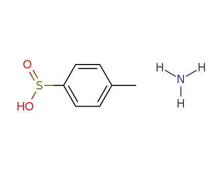 Molecular Structure of 57267-72-8 (toluene-4-sulfinic acid ; ammonium salt)