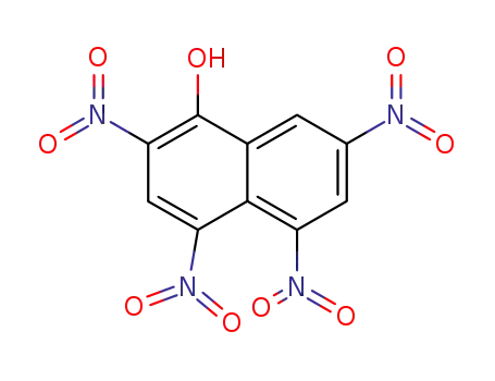 Molecular Structure of 81417-03-0 (2.4.5.7-Tetranitro-1-oxy-naphthalin)