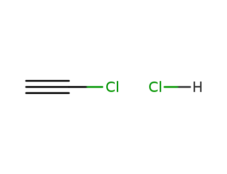 Molecular Structure of 73787-86-7 (Chloro-ethyne; hydrochloride)