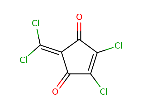 2,3-dichloro-5-(dichloromethylidene)cyclopent-2-ene-1,4-dione