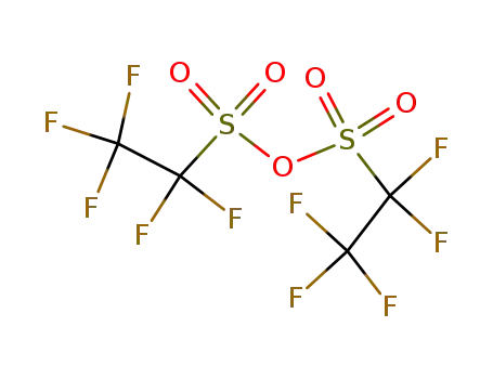 Molecular Structure of 51604-58-1 (pentafluoroethanesulfonic acid anhydride)