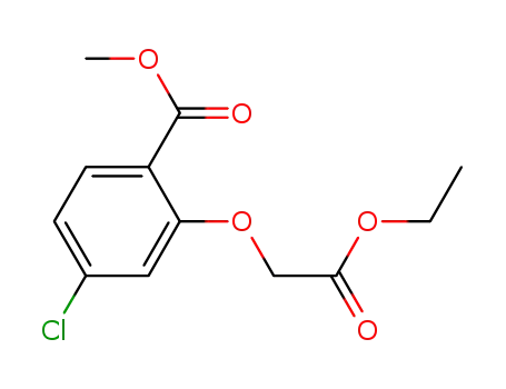Benzoic acid, 4-chloro-2-(2-ethoxy-2-oxoethoxy)-, methyl ester