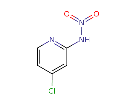 Molecular Structure of 24484-97-7 (N-nitro-2-amino-4-chloropyridine)