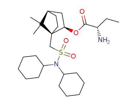 <(1S,2R)-10-(N,N-dicyclohexylaminosulfonyl)born-2-yl> (2R)-2-aminobutyrate