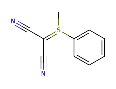 Molecular Structure of 7039-38-5 (Sulfonium, methylphenyl-, dicyanomethylide)