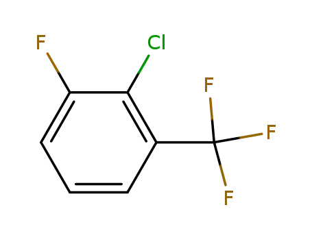 Molecular Structure of 1099597-97-3 (2-chloro-3-fluorobenzotrifluoride)