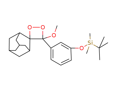 4-(3-tert-butyldimethylsilyloxyphenyl)-4-methoxyspiro<1,2-dioxetane-3,2'-adamantane>