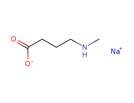 Butanoic acid, 4-(methylamino)-, monosodium salt
