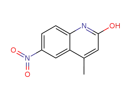 Molecular Structure of 90771-17-8 (4-METHYL-6-NITRO-QUINOLIN-2-OL)