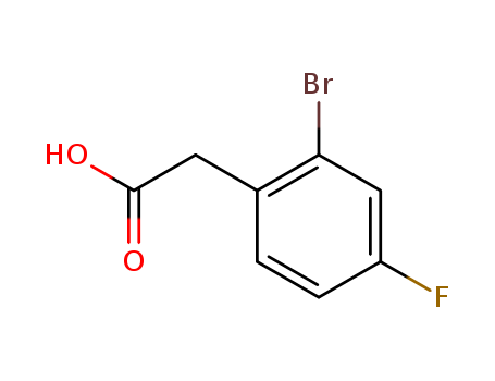 2-Bromo-4-fluorophenylacetic acid cas no. 61150-59-2 98%