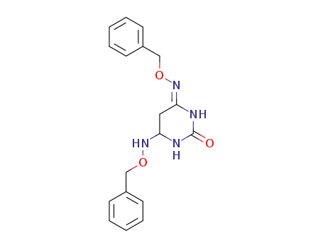 Molecular Structure of 58634-53-0 (4,6-bis[(benzyloxy)amino]-5,6-dihydropyrimidin-2(1H)-one)