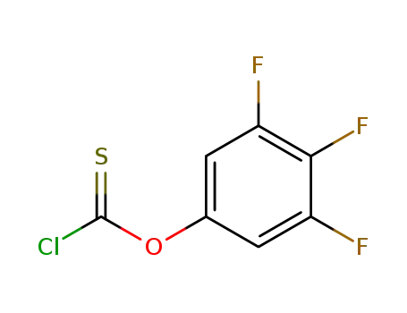 Molecular Structure of 959586-39-1 (3,4,5-trifluorophenylchlorothionoformate)