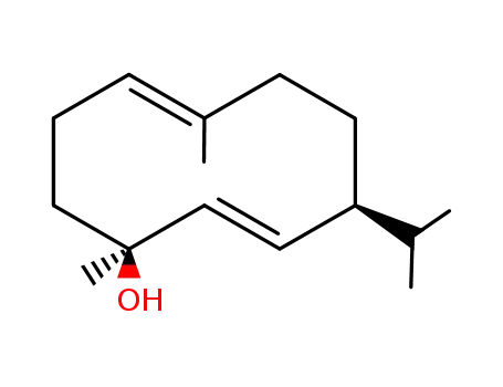 2,7-Cyclodecadien-1-ol, 1,7-dimethyl-4-(1-methylethyl)-,
(1S,2E,4S,7E)-
