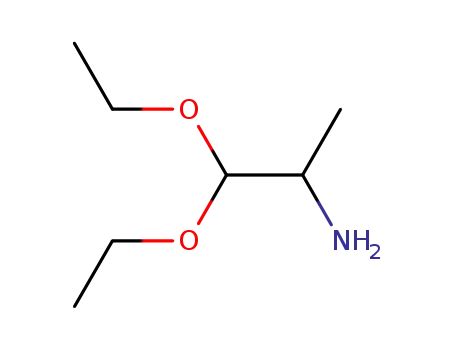 Molecular Structure of 55064-41-0 (1,1-diethoxypropan-2-amine)