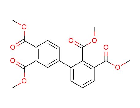 Molecular Structure of 36978-36-6 (BIPHENYL-2,3,3',4'-TETRACARBOXYLIC ACID TETRAMETHYL ESTER)